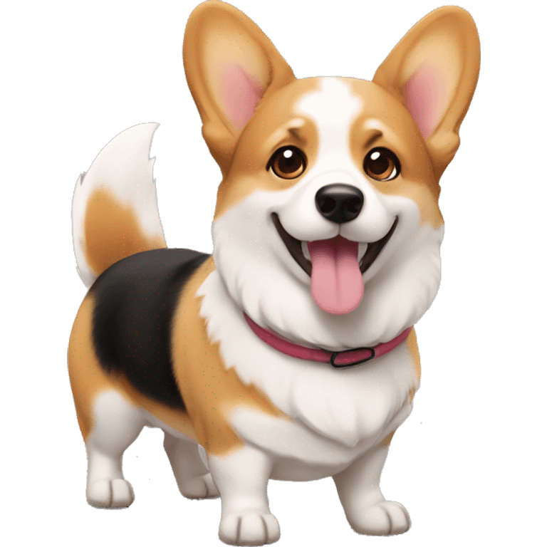 Cute corgi emoji