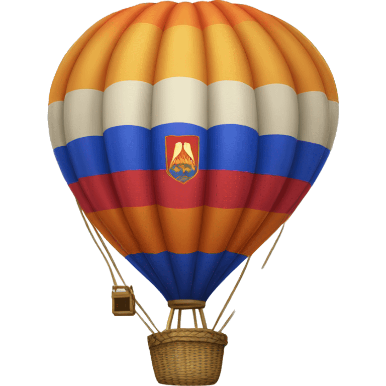 Hot air balloon with Armenian flag  emoji