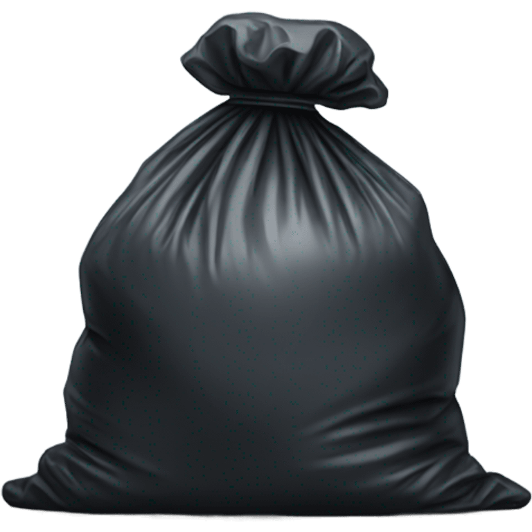 Trash bag emoji