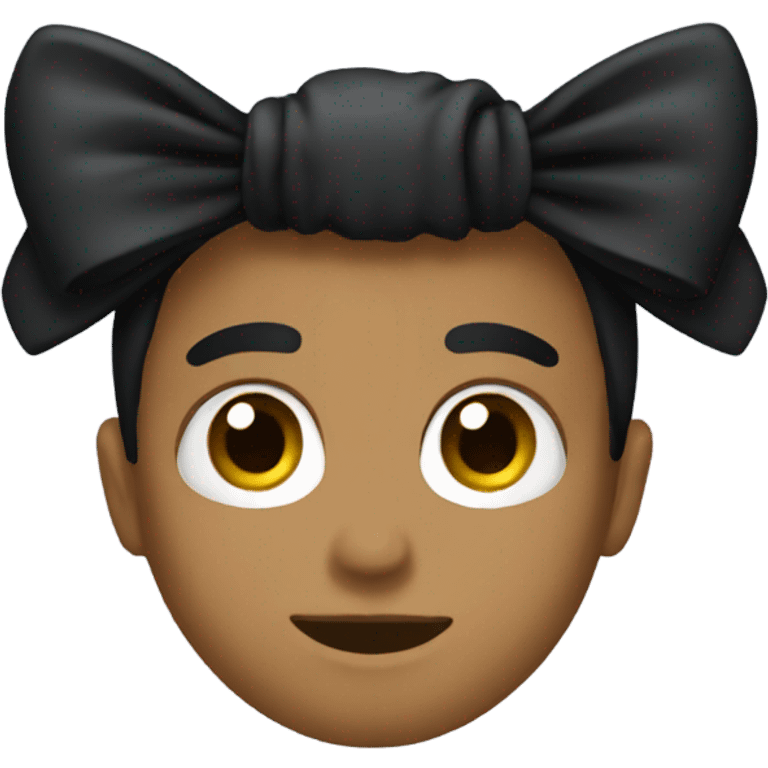 Black bow emoji