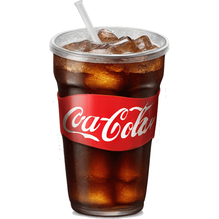 Cup of coke cola emoji