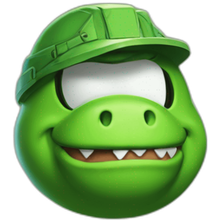 Yoshi doomguy emoji