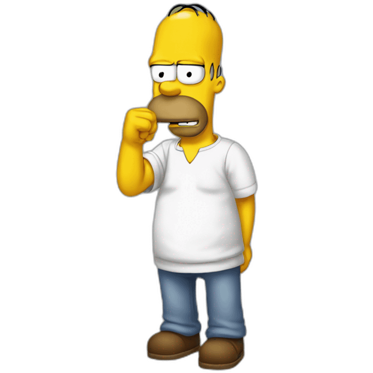 Homer sur baggy emoji