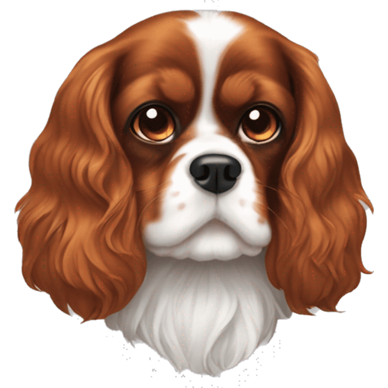 Cavalier king charles tricolore emoji