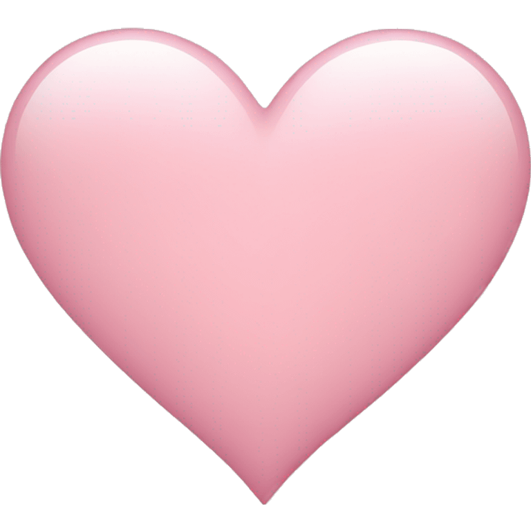 light pink heart emoji