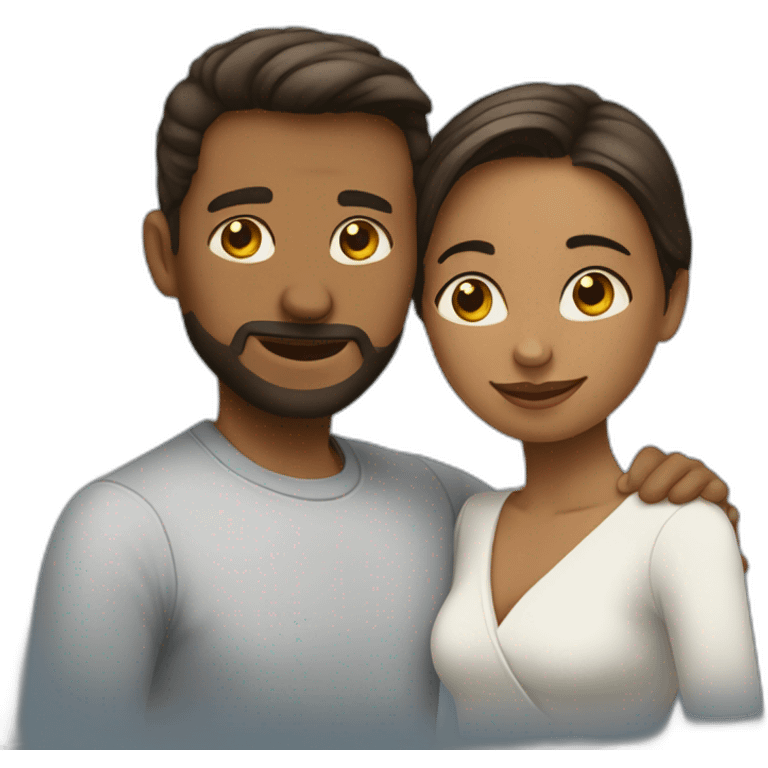 Couple qui s’embrasse emoji