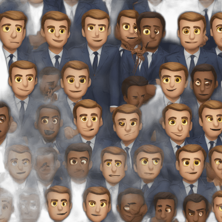 macron spiderman emoji