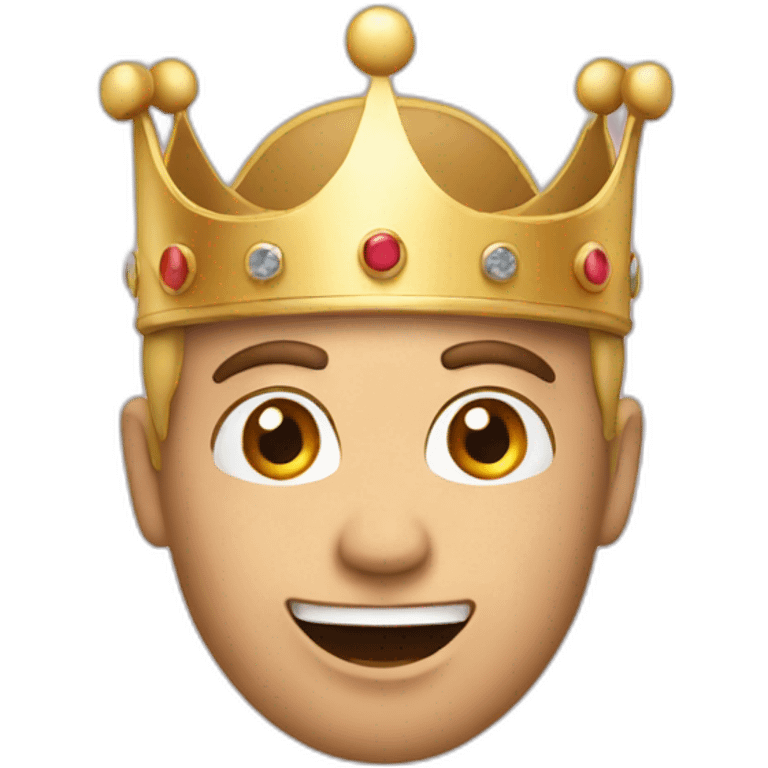 winner with crown emoji