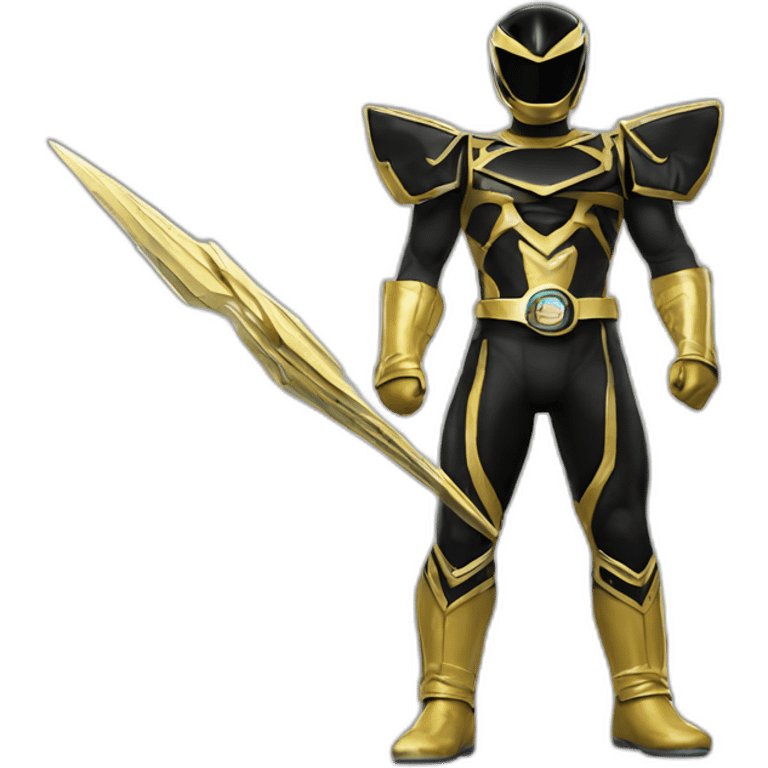 Power rangers zeo black original emoji