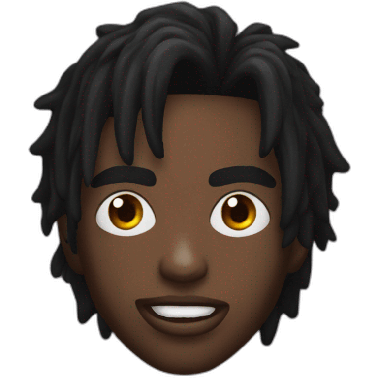 playboi carti with a vampire face emoji