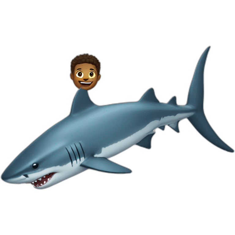 Shark with jordan  emoji