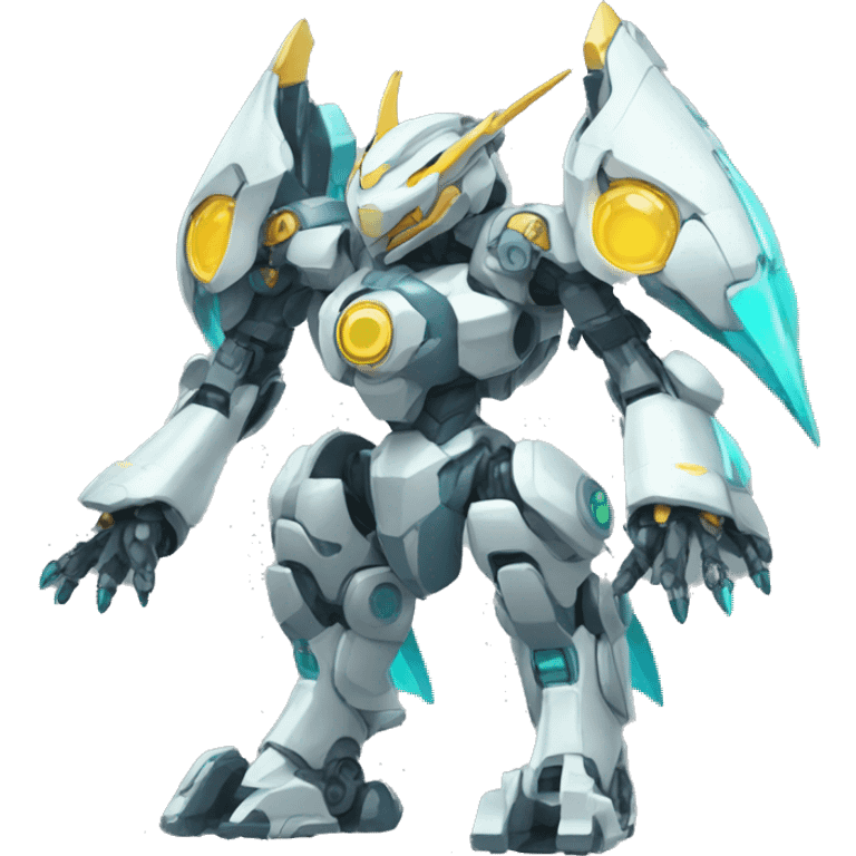 Futuristic Mechanical Pokémon-Medabot-Dragon full body emoji