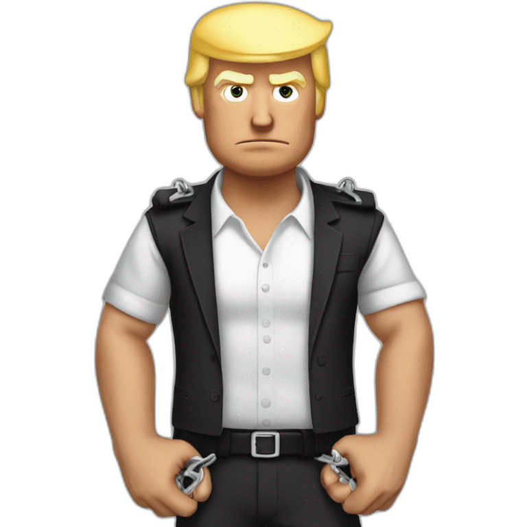 trump-in-handcuffs emoji