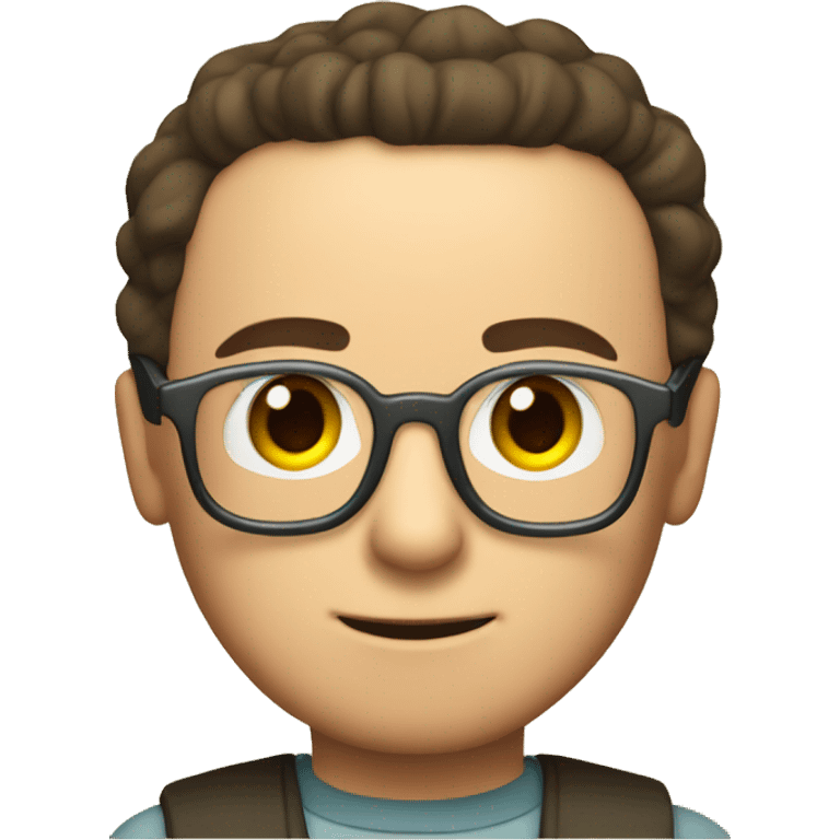 Sheldon cooper with metal glasses emoji