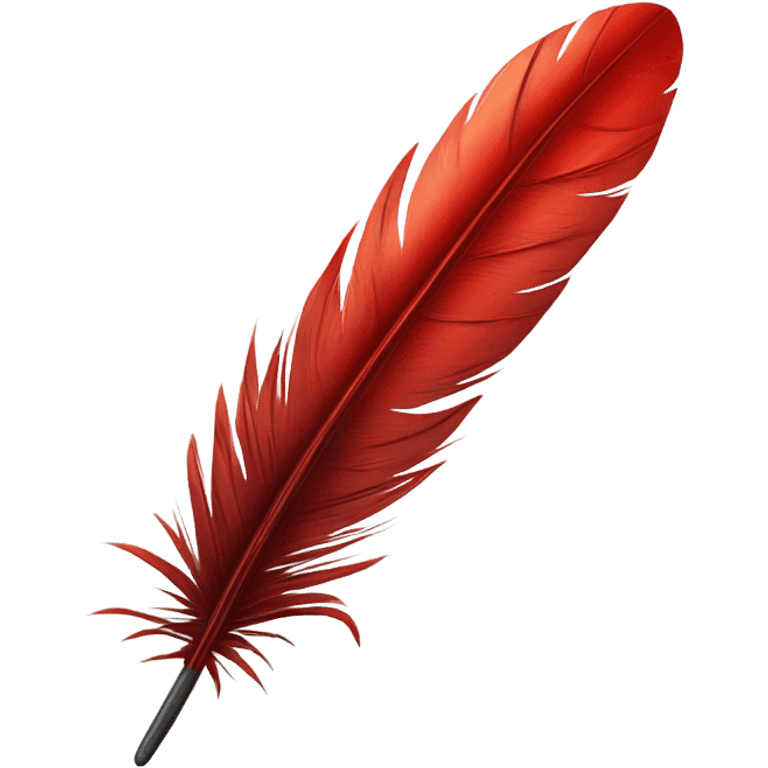 red feather emoji