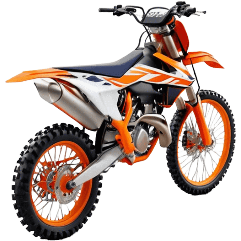 KTM Dirtbike - KTM 250 SX (Model Year: 2021) (Iconic colour: Orange) emoji