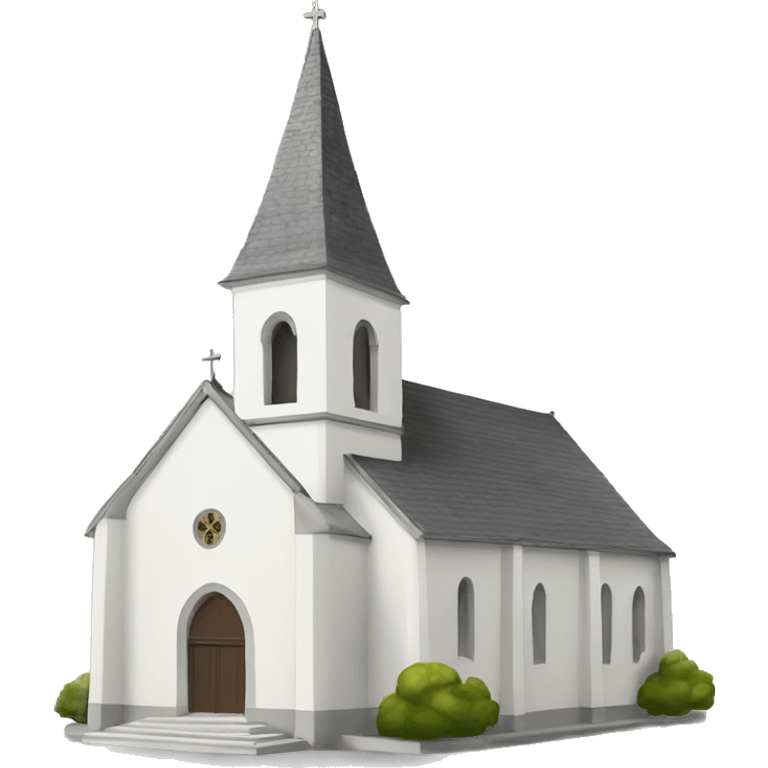 Église blanche emoji