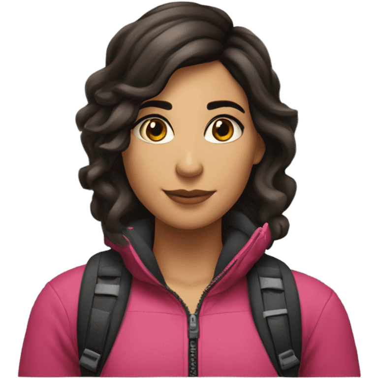 Chica morena ski cabello lacio corto  emoji