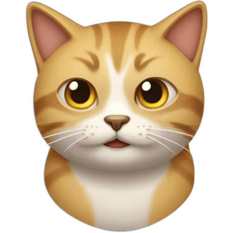 Gato llorando de risa emoji