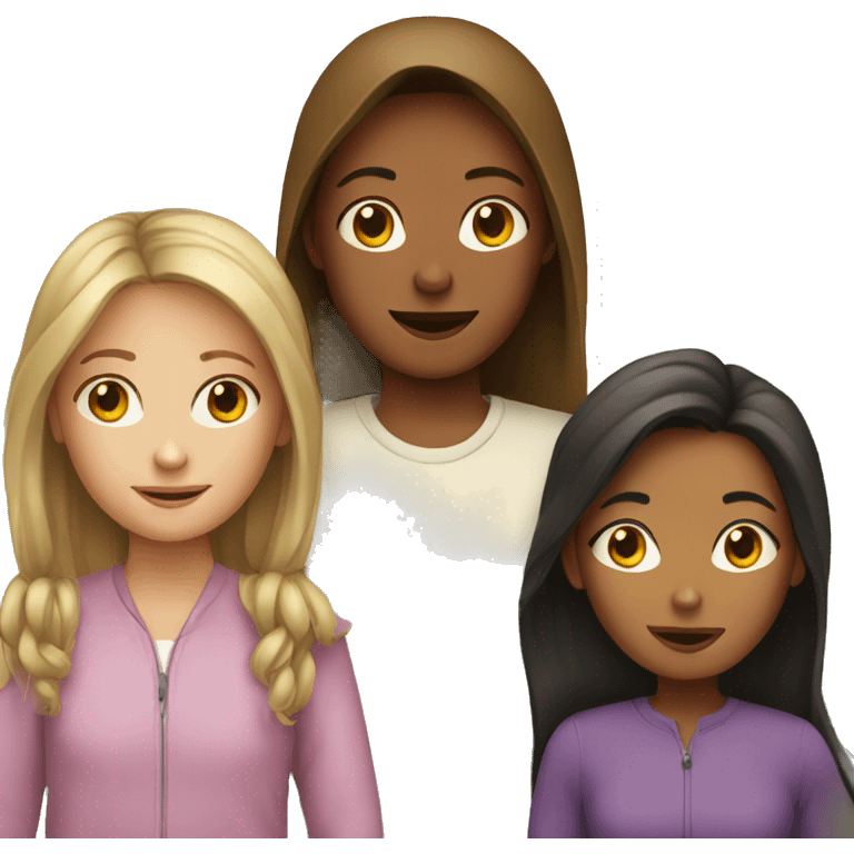 girl with adults emoji