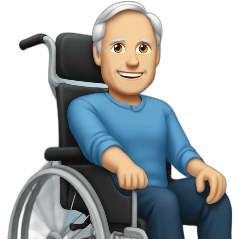 Greg Abbott In his wheelchair emoji