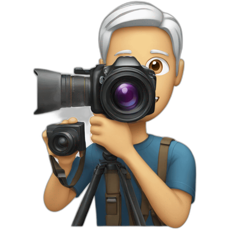 man with camera emoji