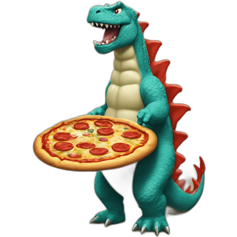 italian pizza godzilla emoji