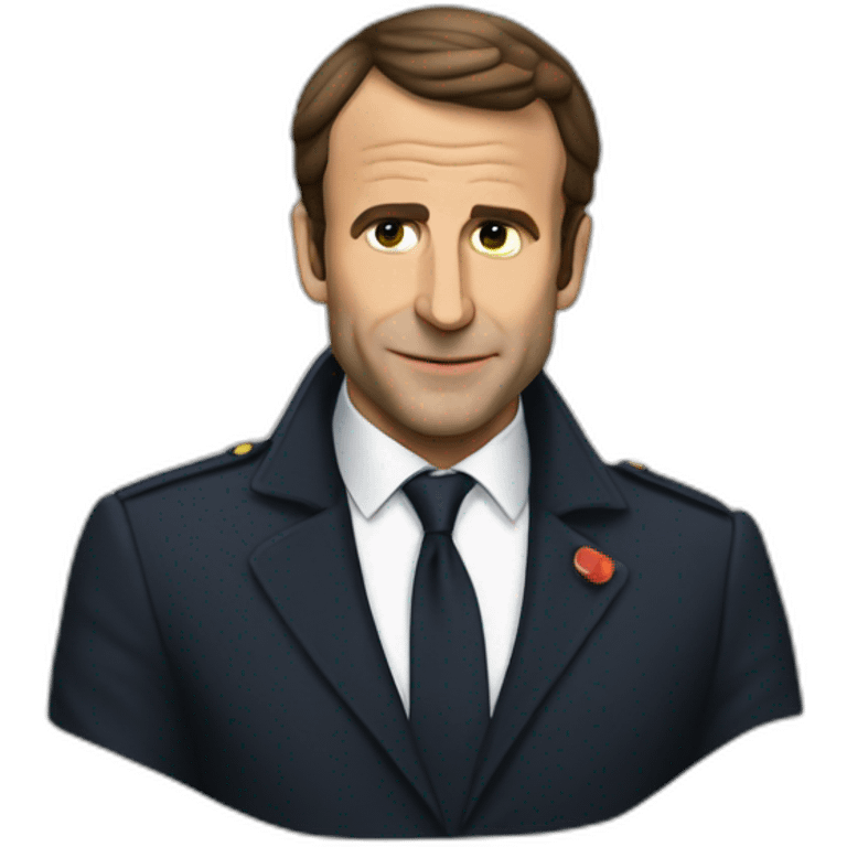 Macron qui pete emoji