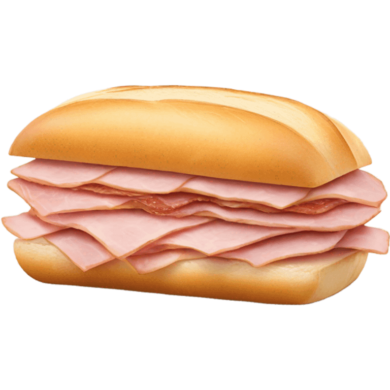 ciabatta ham sandwich emoji