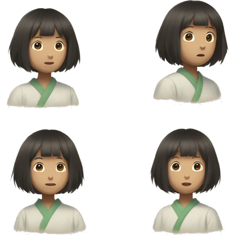 Spirited Away's Chihiro emoji