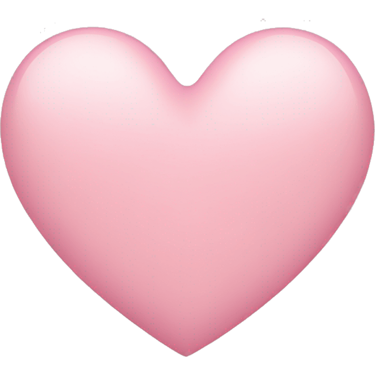 Light pink heart emoji