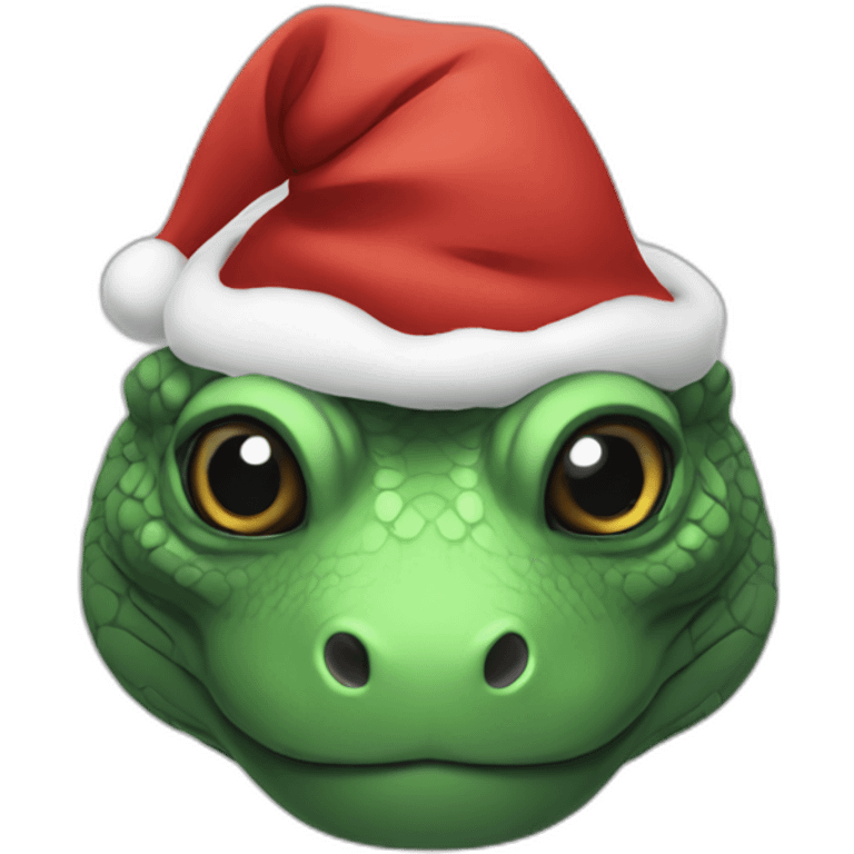 santa-komodo emoji