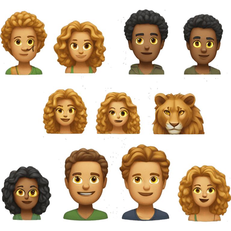 🦁🦅 emoji