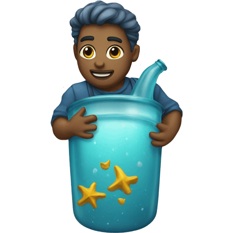 Aquarius water bearer emoji