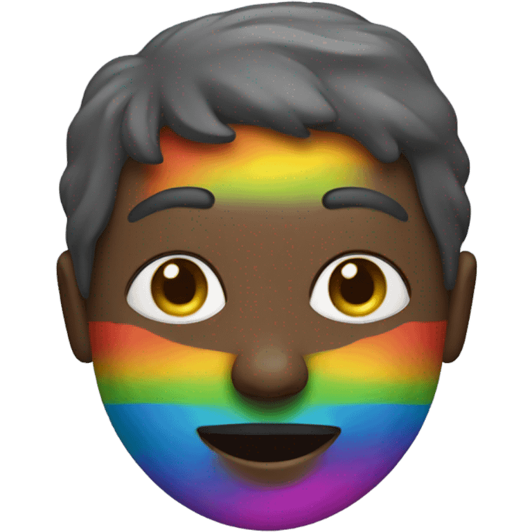 Rainbow person emoji