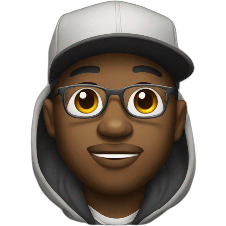 an african american rapper emoji