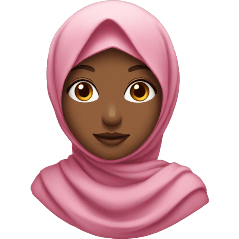 girl with rose hijab emoji