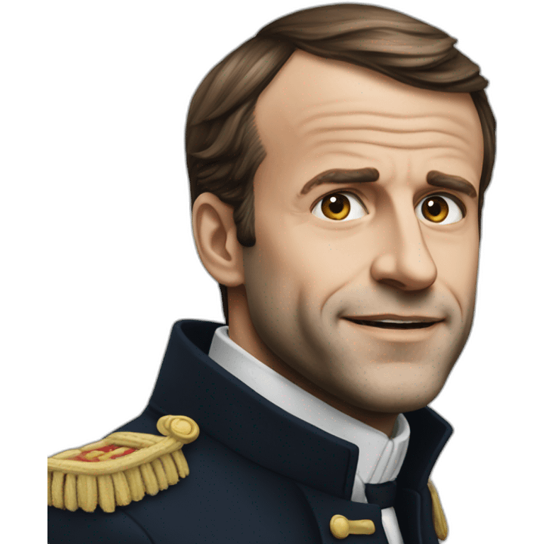 Macron réaliste emoji