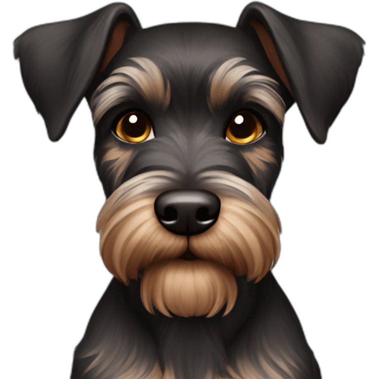 brown black schnauzer emoji