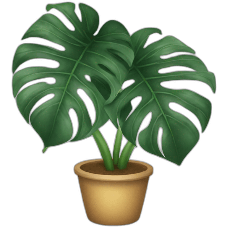 Monstera emoji