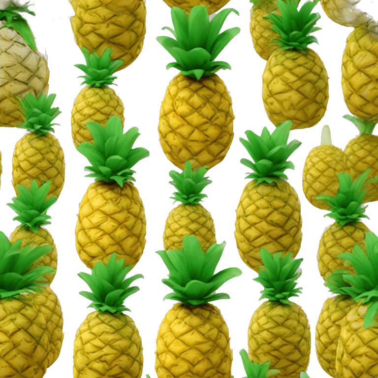 3D Pineapple  emoji