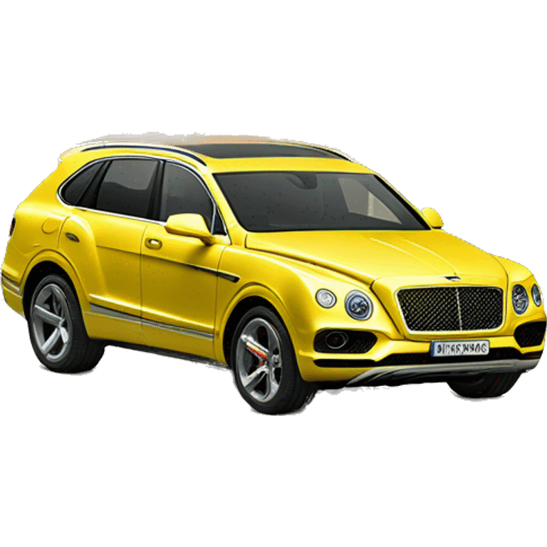 bentayga crashing into lemonade stand emoji