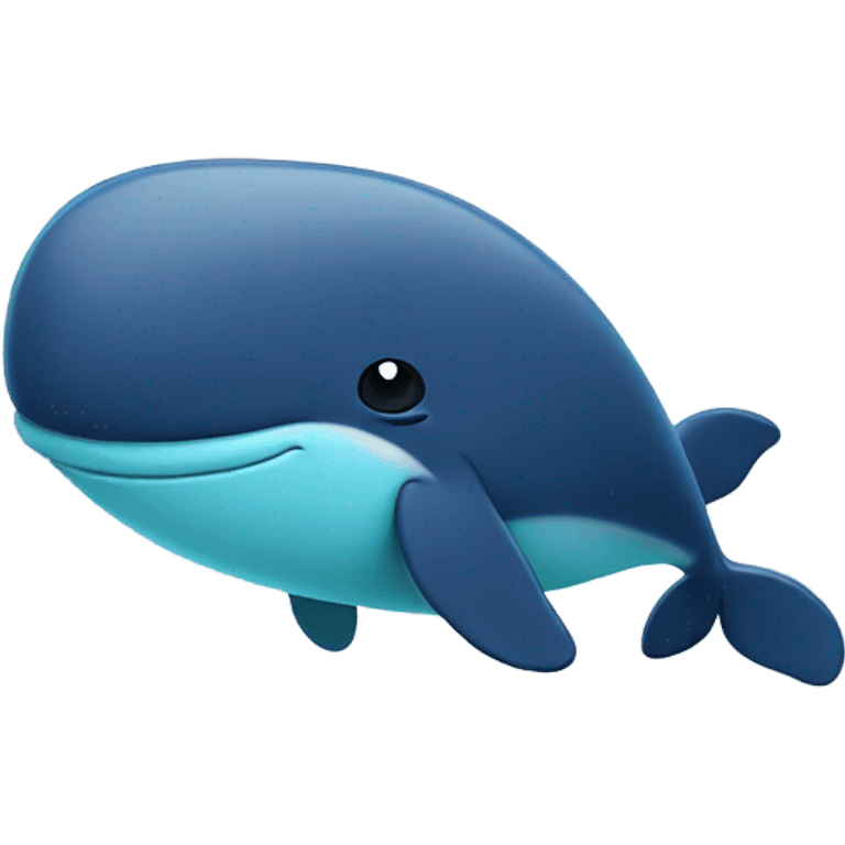 Whale wearing a t shirt emoji