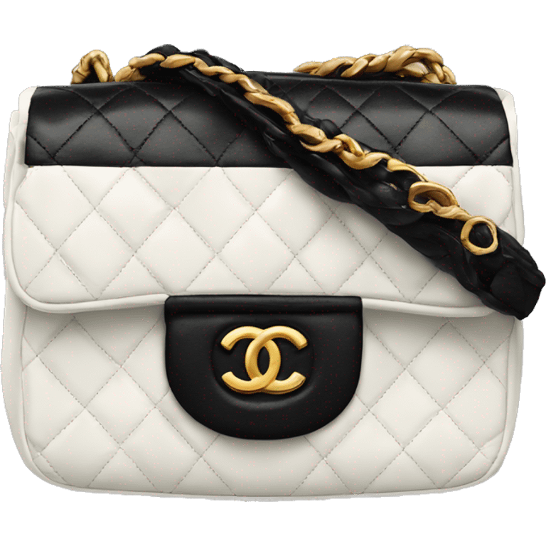 chanel black bag emoji