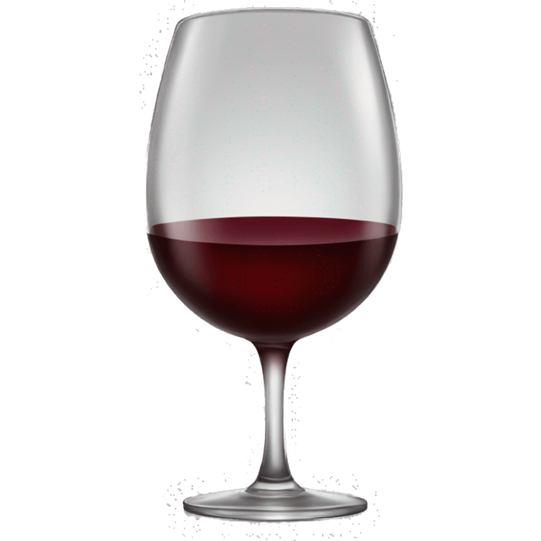 Wine glass with red wine in it emoji