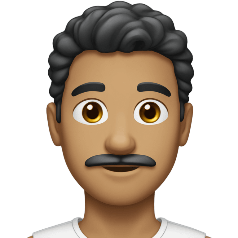 A 21 year-old male from Saudi Arabia with fair skin, a mustache without a beard, and smooth hair. emoji