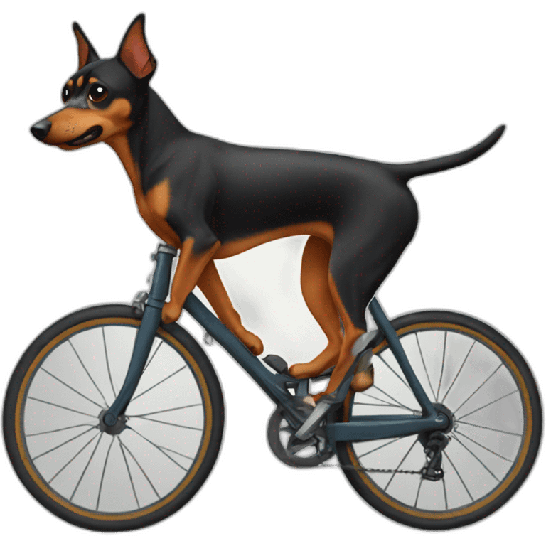 Pinscher bici emoji