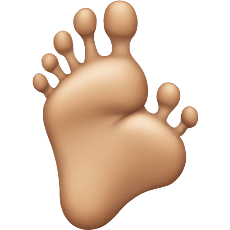 foot emoji