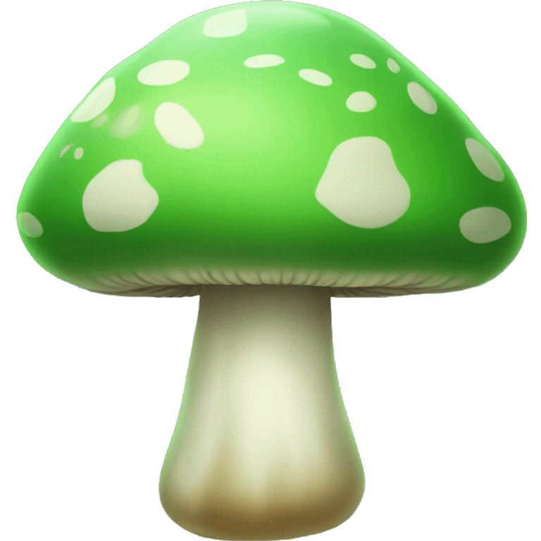 Green mushroom emoji