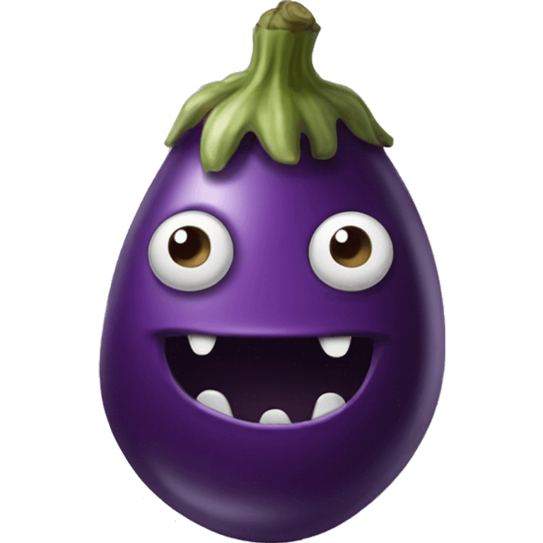 Eggplant monster  emoji